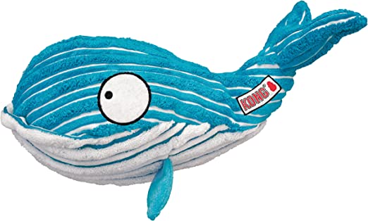 KONG - CuteSeas Whale - Corduroy Plush Dog Toy - for Large Dogs