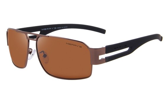 MERRY'S Polarized Sports Sunglasses for Men Tr90 Unbreakable Frame S8452