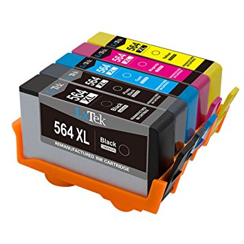 LxTek Remanufactured Ink Cartridge Replacement For HP 564XL (1 Black | 1 Cyan | 1 Magenta |1 Yellow | 1 Photo Black) CN684WN CB325WN CB323WN CB324WN CB322WN High Yield