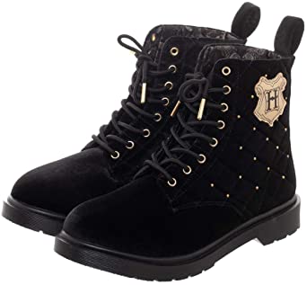 Harry Potter Quilted Womens Combat Boots