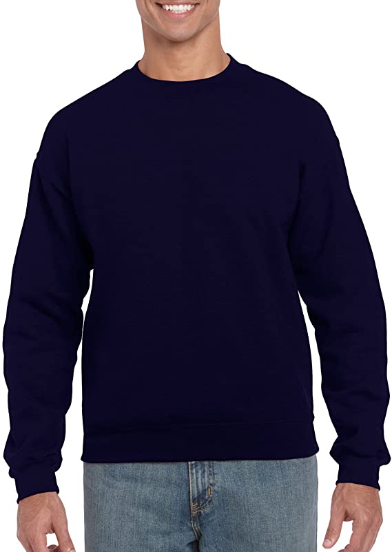 Gildan Mens Fleece Crewneck Sweatshirt, Style G18000