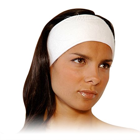 Appearus Pro. Stretch Cotton Terry Spa Headband (4 Count)