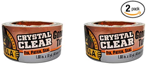 Gorilla 60650005 Crystal Clear Duct Tape 2 - Pack