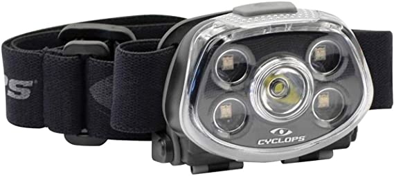 Cyclops Force XP 350 Lumen Headlamp, Black, One Size