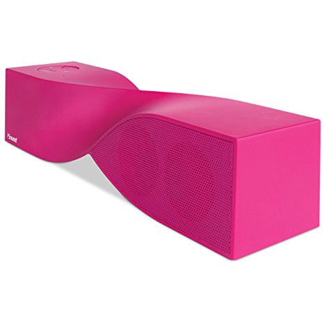 iSound Twist Bluetooth Wireless Mobile Speaker (Rubberized Pink)