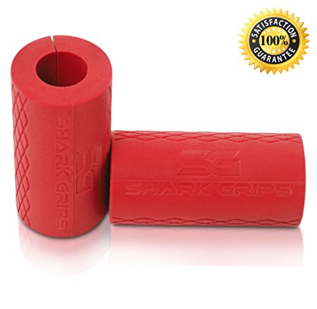 Thick Bar Grips EXTREME Turns Barbell, Dumbbell, and Kettlebell Into Thick Gripz For Muscle Growth. Strengthen Your Forearm/Bicep/Tricep/Chest. For Crossfit/Weight Training/Bodybuilding/Strongman/WOD