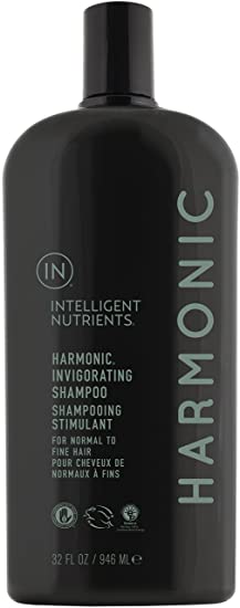 Intelligent Nutrients Environmental Size Harmonic Invigorating Shampoo - Non-Toxic Shampoo with Peppermint & Spearmint Oil - New Look, Same Tingle (32 oz)