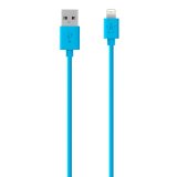Belkin Lightning to USB ChargeSync Cable for iPhone 6S  6S Plus iPhone 6  6 Plus iPhone 5  5S  5c iPad Pro iPad 4th Gen iPad Air 2 iPad Air iPad mini 4 iPad mini 3 iPad mini 2 and iPad mini 4 Feet Blue-Standard Packaging