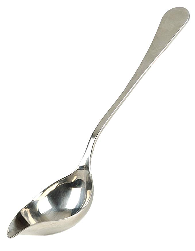 RSVP Endurance 18/8 Stainless Steel Drizzle Spoon, 9-1/4-inch