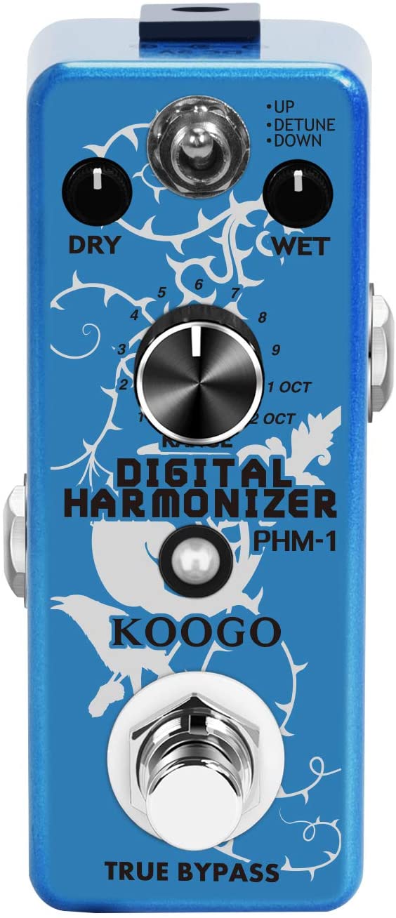 Koogo Harmonizer Pedal Harmony Pitch Shifter Detune For Electric Guitar Bass With Storage Of Timbre Sound Pedal