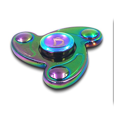 Labvon Fidget Spinner long spinning time with High-Grade R188 Steel ball bearing for ADD ADHD Anxiety Autism Stress Relief.