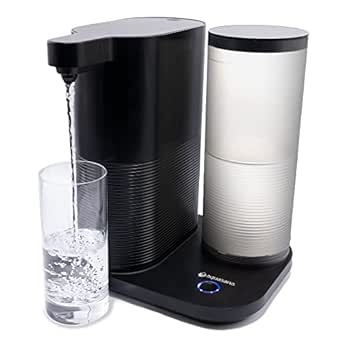 Aquasana Countertop Water Filter System for Drinking Water - Clean Water Machine - Removes 97% of Chlorine from Tap Water - Compact Water Filtration for Kitchen