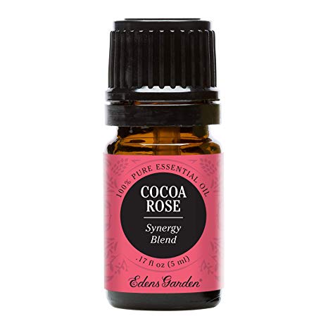 Edens Garden Cocoa Rose Essential Oil Synergy Blend, 100% Pure Therapeutic Grade (Highest Quality Aromatherapy Oils- Aphrodisiac & Stress), 5 ml