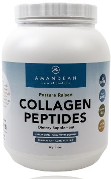 Premium Grass Fed Collagen Peptides (1kg) | Paleo Friendly | Unflavored, Odorless, Cold Water Soluble | Hydrolyzed Gelatin Protein Powder | Promotes Healthy Joints, Gut, Metabolism (1 kilogram)
