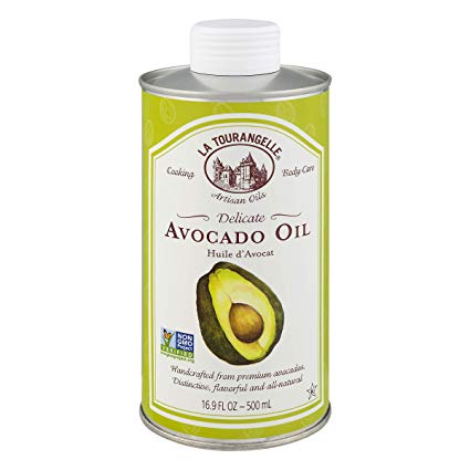 La Tourangelle Avocado Oil 16.9 Fl. Oz, All-Natural, Artisanal, Great for Salads, Fruit, Fish or Vegetables, Buttery Flavor