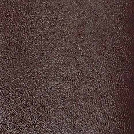Mybecca 16oz Full Grain Soft Skin Leather Fabric (54" Wide) by the Yard, Dark Brown