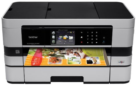 Brother Printer MFCJ4710DW Wireless Color Inkjet All-in-One Printer with Scanner Copier and Fax