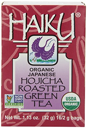 Haiku Japanese Hojicha Roasted Green Tea, 100% Organic, 16 Count Tea Bag