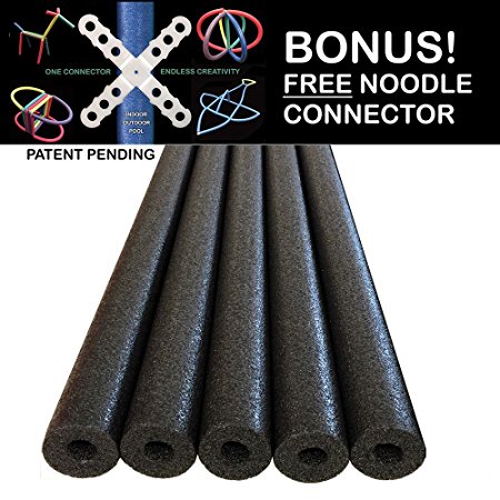 Oodles of Noodles Deluxe Foam Pool Swim Noodles - 5 PACK 52 Inch Wholesale Pricing Bulk
