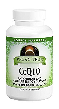 Vegan True CoQ10, Antioxidant and Cellular Energy Support for Heart, Brain, Muscles