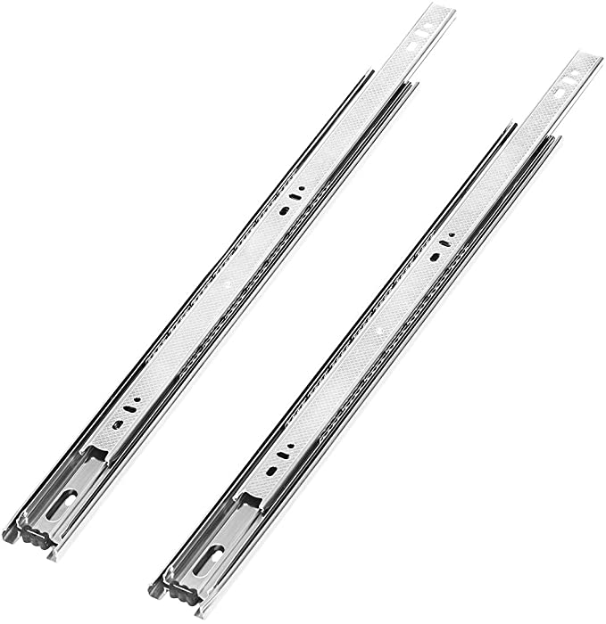 6 Pair of 18 Inch Full Extension Heavy Duty Drawer Slides,Lubrication Steel Ball Bearing