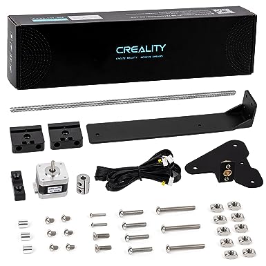 Creality 3D Printer Ender 3 Dual Z-axis Upgrade Kit with Lead Screw, Metal Power Supply Holder and Stepper Motor, 3D Printers Dual Screw Rod Upgrades Kit for Ender 3, Ender 3 Pro, Ender 3 V2