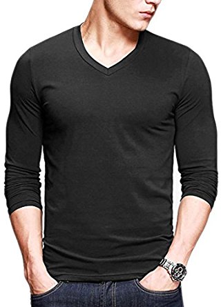 iLoveSIA Mens Henley T-shirts Slim Fit Button Placket (Clearance)