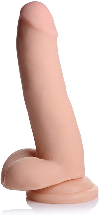 Lynx Dual Density Realistic Dildo, 8", Flesh, 1 Count