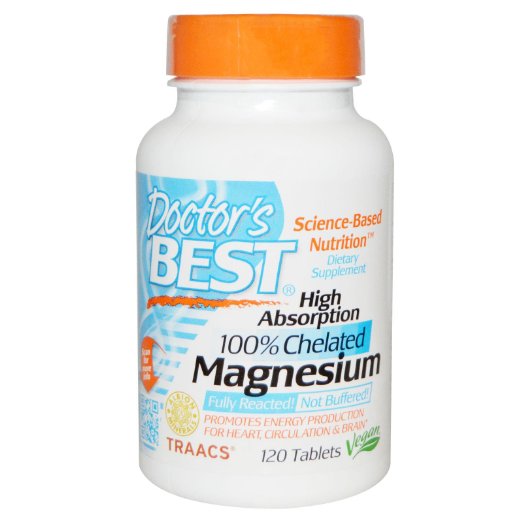 High Absorption 100 Chelated Magnesium 120 Tabs