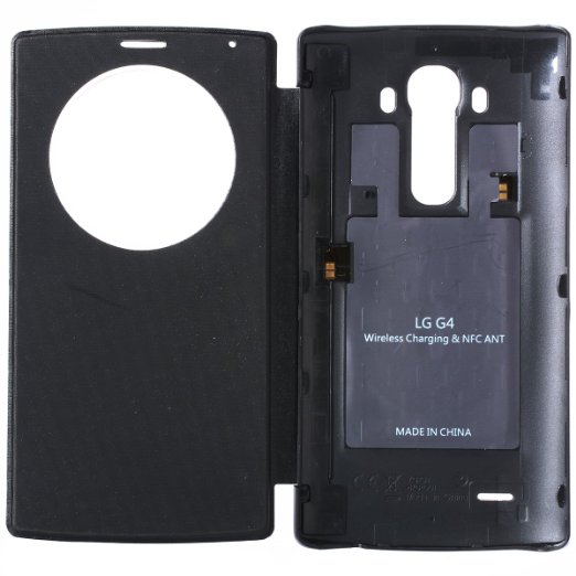 XCSOURCELG LG G4 Wireless Charging Back Door Cover Replacement Housing Case Cover Battery Door for LG G4 - Black BC472