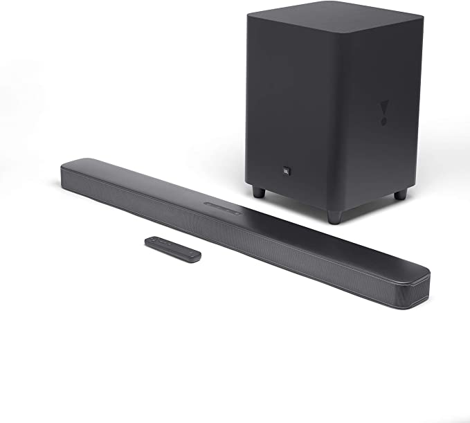 JBL Bar 5.1 Soundbar with Built-in Virtual Surround, 4K and 10" Wireless Subwoofer (2019 Model)