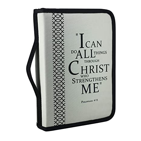 Bible Covers for Women Personalized Oxford Fabric Handbag and Organizer for Bible up to 9.50 x 6.75 x 2.125 Inches with Zipper