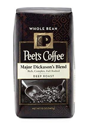 Peet's Coffee Major Dickason's Whole Bean Coffee (Dark), 12 oz