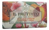 Nesti Dante Il Frutteto Peach and Melon Natural Fruit Scented Bar Soap for Bath Hands and Body 250g