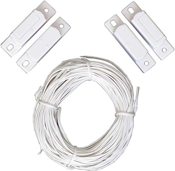 Ideal Security Expansion Kit for Door and Window Contact Sensors 2 Additional Contacts and 60 feet of Wire