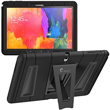 i-Blason Samsung Galaxy Tab Pro 10.1 Case - Armorbox Dual Layer Hybrid Full-body Protective Cover with Kickstand and Impact Resistant Bumpers (Samsung Galaxy Tab Pro 10.1, Black/Black)