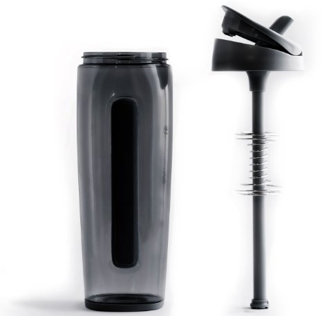 Trimr Duo Shaker Cup Black, 38 oz