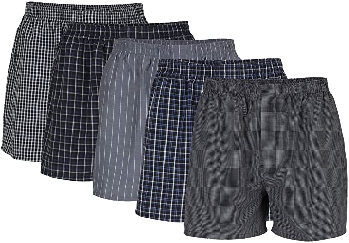 Gildan Mens Woven Boxers