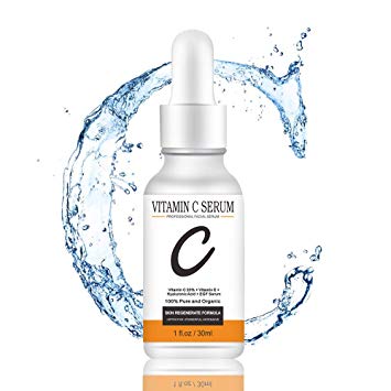 Vitamin C Serum for Face, Topical Facial Serum Orangic Plus Super Face Serum with Hyaluronic Acid Serum Formula for Face Care, Anti-Aging,Fine Lines & Wrinkles,ntioxidant Collagen Boosting
