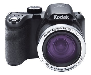 Kodak PIXPRO Astro Zoom AZ421 16 MP Digital Camera with 42X Opitcal Zoom and 3" LCD Screen (Black)