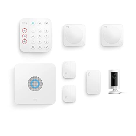 All-new Ring Alarm 7 Piece Kit (2nd Generation)   Ring Indoor Cam by Amazon – home security system with optional Assisted Monitoring - No long-term commitments - Works with Alexa