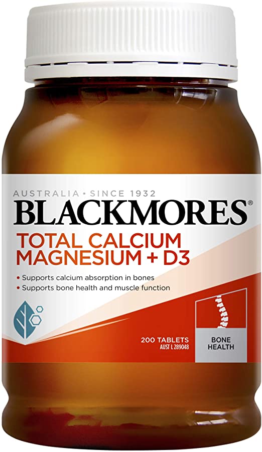 Blackmores Total Calcium & Magnesium   D3 200 Tablets