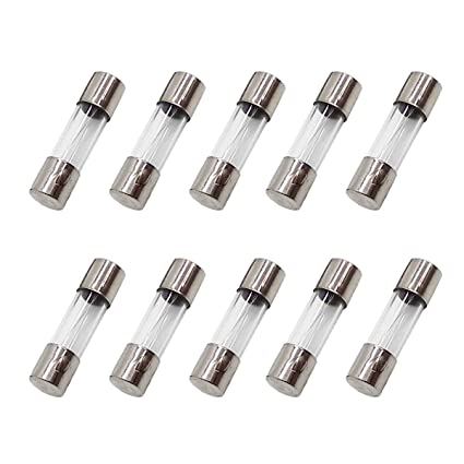 Lot of 10 Fast-Blow Fuse 0.2A 250V 5X20mm Glass Fuse F0.2AL 250V Fast-Acting Fuse (3/16 in x 3/4 in)