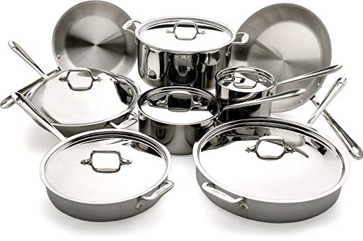 All-Clad Stainless 14-Piece Cookware Set