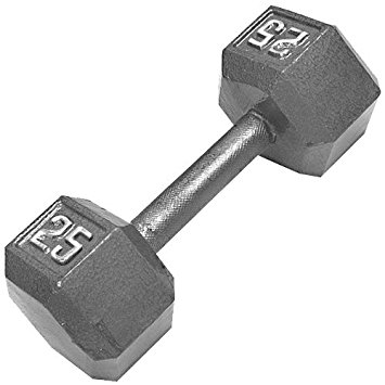 CAP Barbell Solid Hex Dumbbell, Single