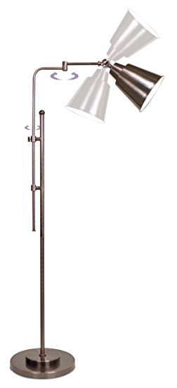 OttLite 25592BRX  25-Watt Provo Floor Lamp, Rubbed Bronze