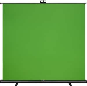 Elgato Green Screen XL - Extrabreites 2x1.82m Chroma-Key-Panel, Faltenfreies Material für Hintergrundentfernung für Streaming, Videokonferenzen auf Instagram, YouTube, TikTok, Zoom, Teams, OBS