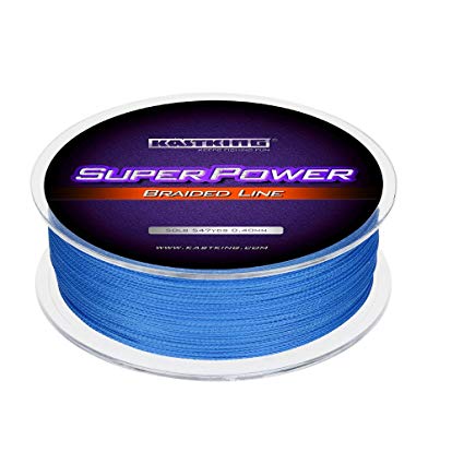 KastKing Superpower Braided Fishing Line - Abrasion Resistant Braided Lines – Incredible Superline – Zero Stretch – Smaller Diameter – A Must-Have!