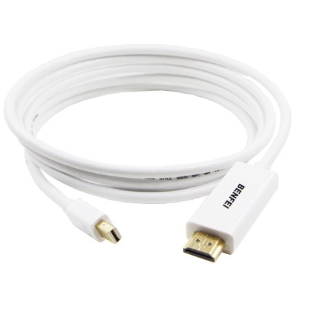Mini DisplayPort Thunderbolt to HDMI Adapter Benfei Mini DP HDMI 6 feet Cable for Apple iMac MacBook L51G