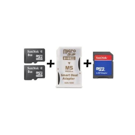 16GB Combo Memory MS Pro Duo FOR Sony PSP & Sony Cybershot Digital Camera & Sony Webbie